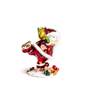 Santa Claus with Gifts trinket box Keren Kopal