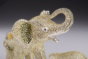 Silver Elephant trinket box Keren Kopal