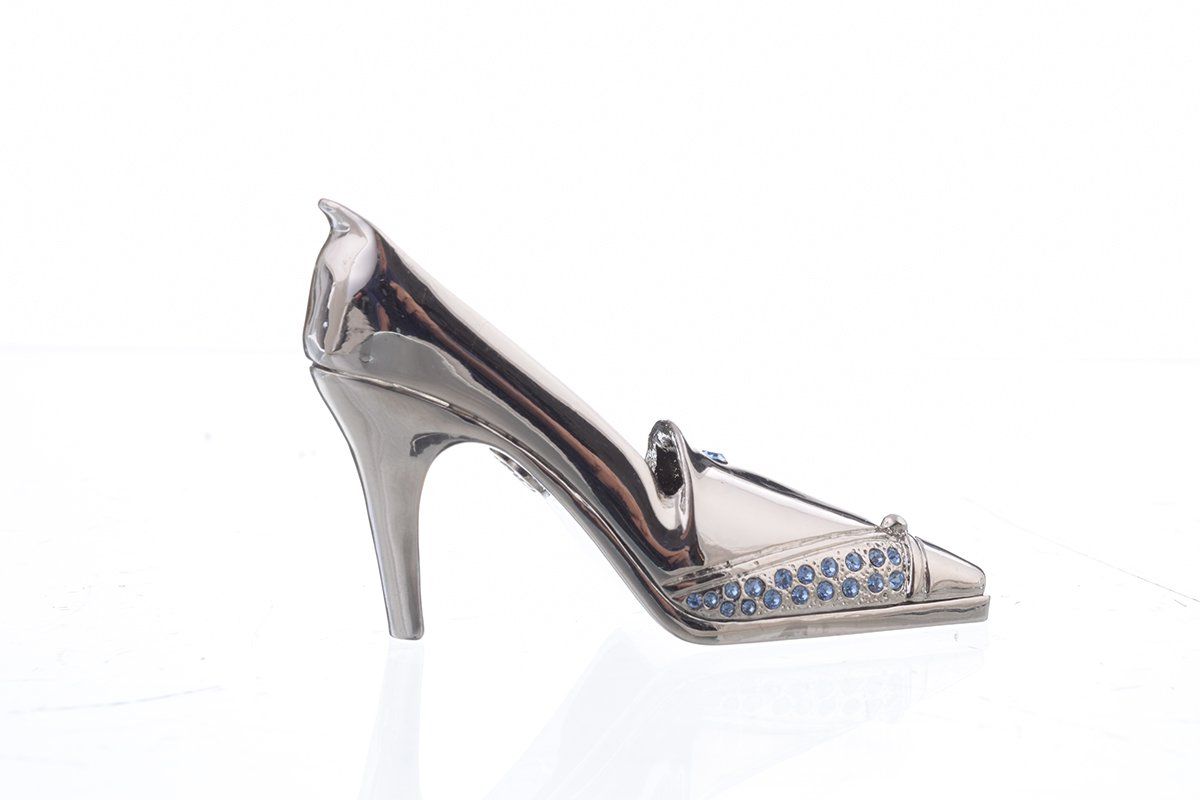 Silver Evening Shoe trinket box Keren Kopal