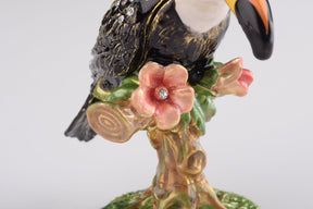 Toucan Bird trinket box Keren Kopal