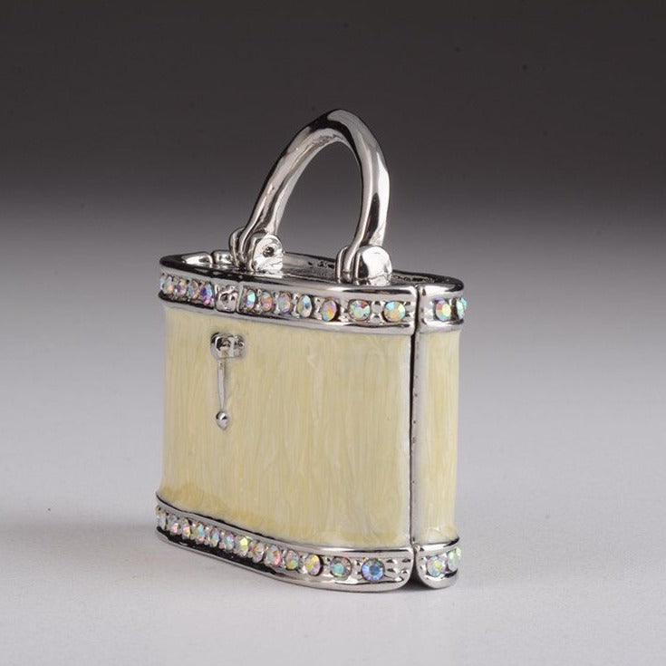 Yellow Handbag trinket box Keren Kopal