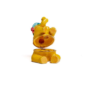 Yellow Sitting Elephant trinket box Keren Kopal